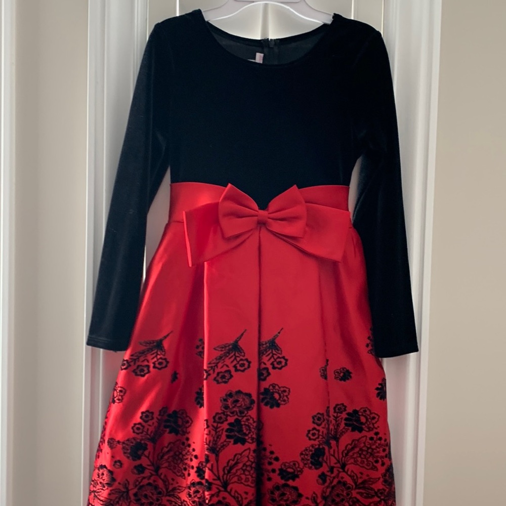 Christmasy dress.